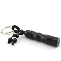 路趣乌木钥匙扣 竹报平安，精品之选